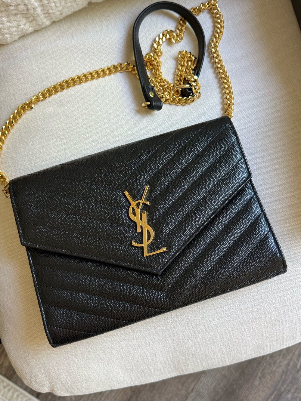Saint Laurent YSL Cassandre Clutch Wristlet Bag - Picture 10 of 17